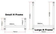Dimensiones del conjunto del marco Doughty H - TIENDA MTN - imagen 3