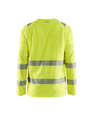 Camiseta de manga larga Blaklader Hi Vis: el tan esperado chaleco de malla de alta visibilidad Blaklader ya está aquí. Construido como el resto de nuestras prendas, la calidad no tiene rival en el ámbito de los chalecos. El contraste con la tela negra te permite trabajar al máximo manteniendo la prenda limpia y visible el mayor tiempo posible. – Ahora disponible en MTN Shop US. - imagen 2