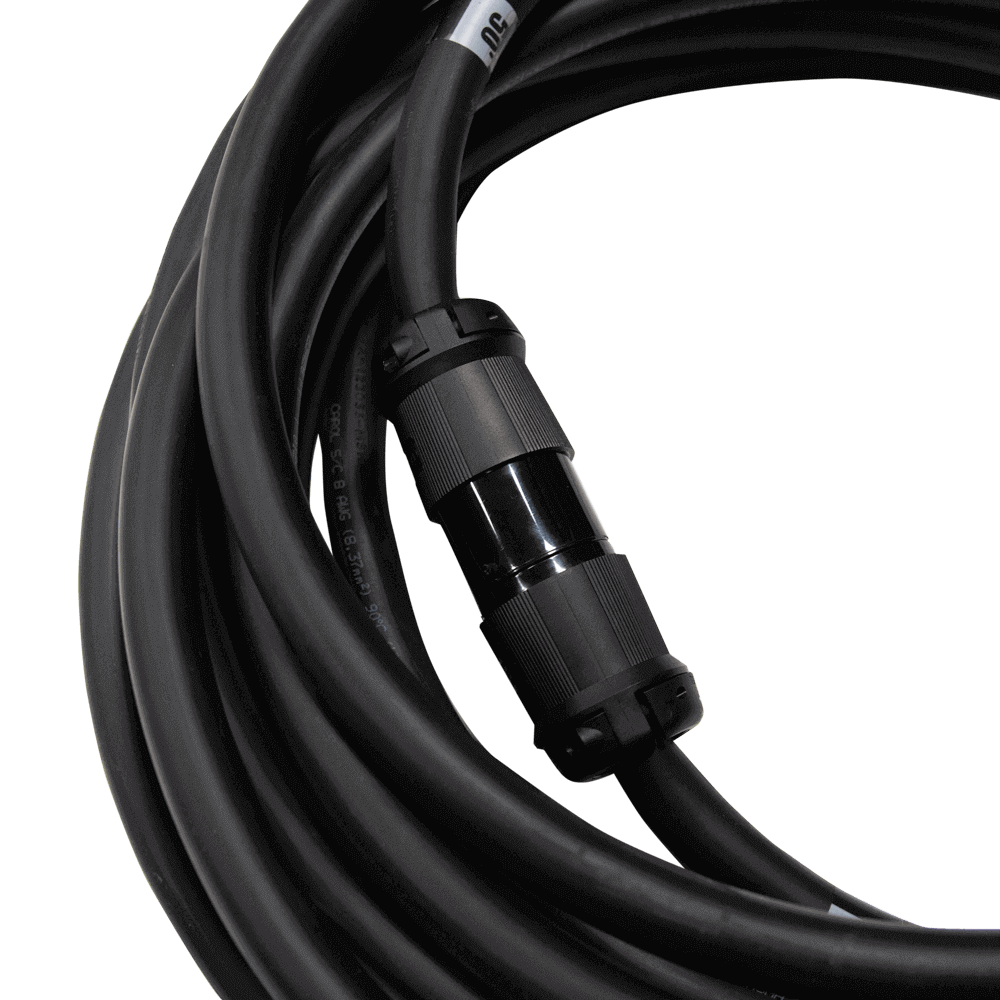 Cable de alimentación Mountain Productions 8/5 L21-30: cables de alimentación 8/5 L21-30 con conectores Twist-Lock para alimentar unidades de control de motores: los mejores cables de alimentación en longitudes de 10' a 200'. Bloqueo CAM o colas desnudas disponibles: ahora disponibles en MTN Shop US. - imagen 2