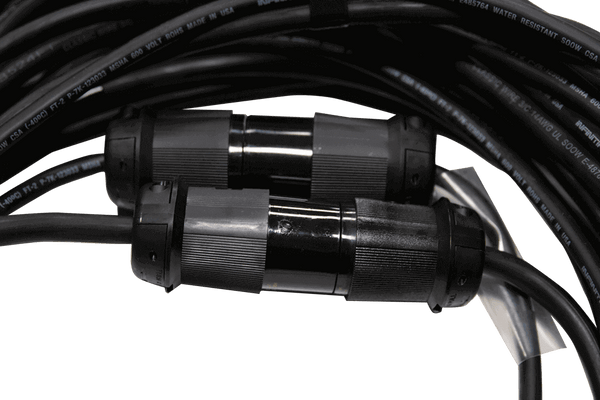 Mountain Productions Dual Twist Motor Cable 14/3 & 16/4 (Single Phase)– 14/3 & 16/4 Motor Cables with Dual Twist Connectors for electric chain hoist power and control. Order lengths from 5' to 200'. Best motor cables for CM Lodestars – Now available at MTN Shop US.