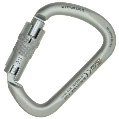 Mosquetón Kong XL twist plata