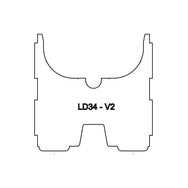 Mountain Productions BOX®: Paquete de inserción LG Serie Spektrum - Almacenamiento doble CM Lodestar V2 y 2– MTN BOX: Paquete de inserción LG Serie Spektrum para dos Lodestar CM Classic de marco grande. También proporciona dos compartimentos de almacenamiento para cadenas de polipasto, bolsas de cadenas y más. – Ahora disponible en MTN Shop US. - imagen 3