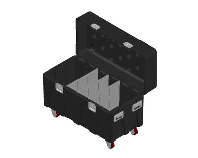 Mountain Productions BOX®: Paquete de insertos LG de la serie Spektrum - Compartimentos de almacenamiento cuádruples– MTN BOX: El paquete de insertos LG de la serie Spektrum crea 2 compartimentos de almacenamiento grandes y 2 áreas de almacenamiento más pequeñas para aparejos, protección contra caídas, almacenamiento de herramientas y más. – Ahora disponible en MTN Shop US.