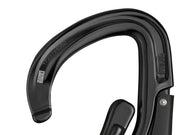 Petzl EASYHOOK OPEN Conector con compuerta (negro) - Sistema de bloqueo de llave - imagen 3