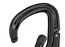 Petzl EASYHOOK OPEN Gated Connector (Black) - Keylock System