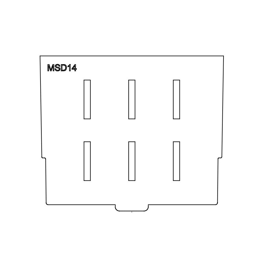 Mountain Productions BOX®: Paquete de inserto Spektrum Series SM – Cinco compartimentos de almacenamiento– – Ahora disponible en MTN Shop US.