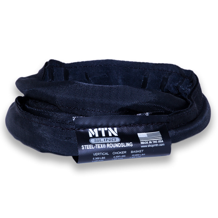 MTN Round Slings Black Steel-Tex