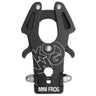 Kong Mini Frog Rope Connector– The Kong Mini Frog is a pocket-sized version of the popular Frog connector. The Mini Frog features the same engineering of the opening gates function with automatic closure. It is great for making leashes, suspension systems of professional cameras, lanyards for tools and so much more. Unlike the standard version, the mini is not a PPE and it is not suitable for human load. – Now available at MTN Shop US.