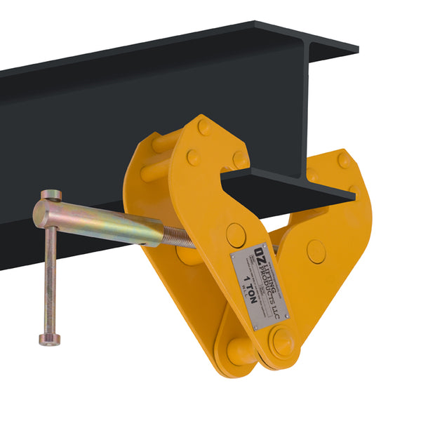 OZ Lifting Beam Clamps– The Oz Lifting beam clamps can quickly and securely fasten onto most I-beams to support weight ranging from 1 ton to 10 tons. The robust clamp is fully-welded with an all-steel construction making it highly durable and dependable. – Now available at MTN Shop US.