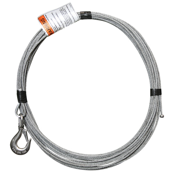 Cable de alambre galvanizado con bola.