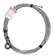 Cable galvanizado de 1/4" con bola.