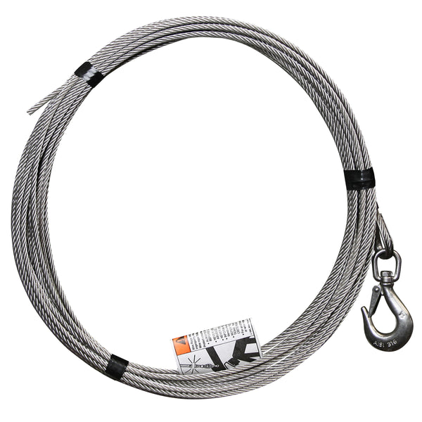 Cable de acero inoxidable de 3/16" de elevación OZ sin bola– – Ahora disponible en MTN Shop US.