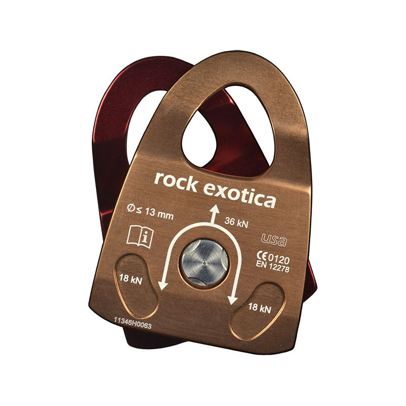 Rock Exotica Machined Rescue Double Pulley– The Machined Mini and Rescue Pulleys are designed and manufactured like no other pulley in the world. – Now available at MTN Shop US. - imagen 4