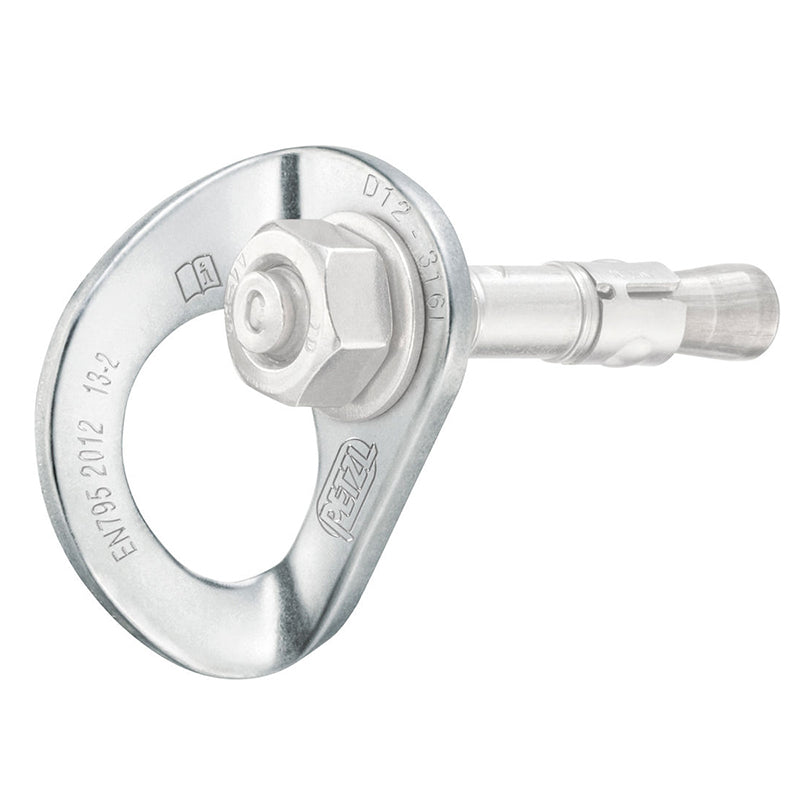 Petzl Coeur Hanger (paquete de 20): Percha de acero diseñada para uso en interiores con pernos de 10 y 12 mm. Percha: - fabricada en acero, para uso interior - sistema antigiro de percha. – Ahora disponible en MTN Shop US. - imagen 3