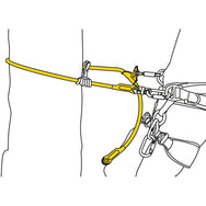 Petzl MICROFLIP Lanyard - Designed for Double Mode Use