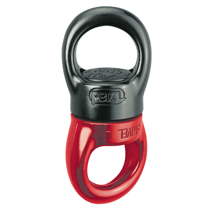 Conector giratorio Petzl: disponible en dos tamaños, el SWIVEL evita que la cuerda se tuerza cuando la carga gira. Los rodamientos de bolas sellados ofrecen excelente rendimiento y confiabilidad. – Ahora disponible en MTN Shop US. - imagen 2