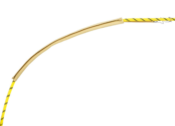 Petzl PROTEC Plus High Strength Rope Protector – The Petzl Protec Plus rope protector is a rope protector for protection against particularly abrasive surfaces or heat for recue work or working at a height. Thanks to its aramid construction, the Protec Plus is more durable than the tegular Protec. The protector is simple to install. The majority of ropes for professional use are compatible with the Protec bPLus as well as anchor straps. – Now available at MTN Shop US.