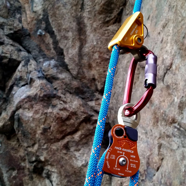 Rock Exotica rockGrab– The RockGrab is an advanced version of the traditional rope grab. The rockGrab body is milled along the side to remove unnecessary material. – Now available at MTN Shop US.