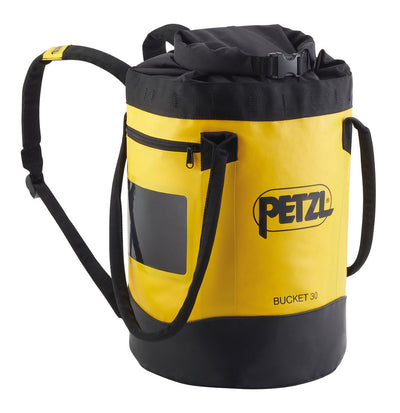 Bolsa para cuerdas Petzl Bucket 30 – Para trabajar cómodamente son necesarias buenas herramientas: mochilas, guantes, accesorios... Petzl ofrece toda una línea de accesorios innovadores. – Ahora disponible en MTN Shop US.