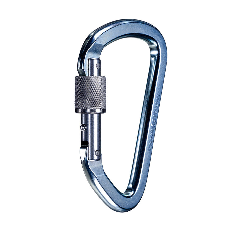 Mosquetón de acero con bloqueo de aleación PMI SMC Lite – NFPA– Los mosquetones de acero con bloqueo de aleación SMC Lite cumplen con la norma NFPA, son compactos y livianos. Popular en trabajos de espeleología y rescate en montaña. MBS: 10,116 lbf – Ahora disponible en MTN Shop US. - imagen 3