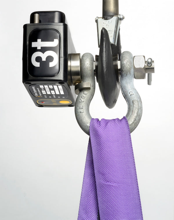 Eilon Engineering Ron StageMaster™ Wireless Shackle Pin Load Cell Kit w/ Portable Receiver– – Now available at MTN Shop US.
