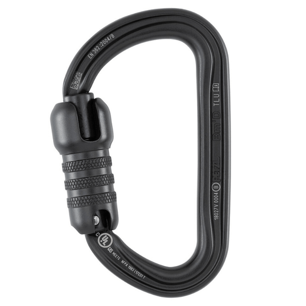 Mosquetón Petzl Bm'D H-Frame (Negro)
