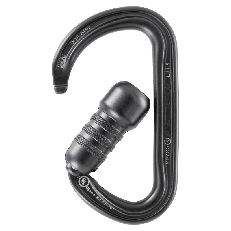 Mosquetón Petzl Bm'D H-Frame (negro) - TRIACT-LOCK - imagen 2