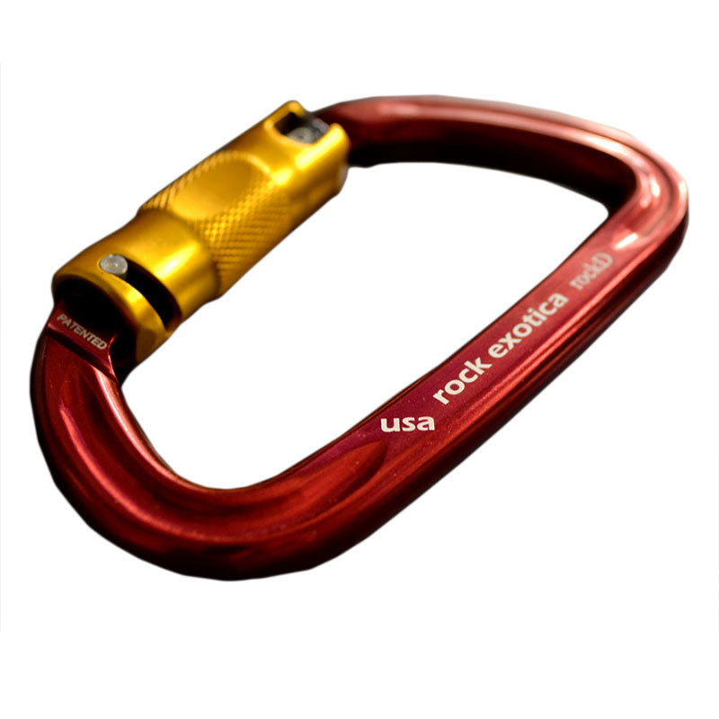 Rock Exotica rockD Twistlock Carabiner– The Twist-lock (2-stage) carabiner, is a quick-detachable alternative to a screwlock or 3-stage autolocker. Requiring only a twist in the sleeve to open. – Now available at MTN Shop US. - imagen 3