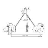 Abrazadera para trabajos de cimentación Camlok™ BTG: las abrazaderas para trabajos de cimentación Camlok BTG están especialmente diseñadas para levantar y manipular tuberías de pozo de concreto en posición vertical. Las abrazaderas BTG permiten minimizar el tamaño de la zanja de registro y facilitan el posicionamiento preciso de las tuberías una encima de la otra. – Ahora disponible en MTN Shop US. - imagen 2