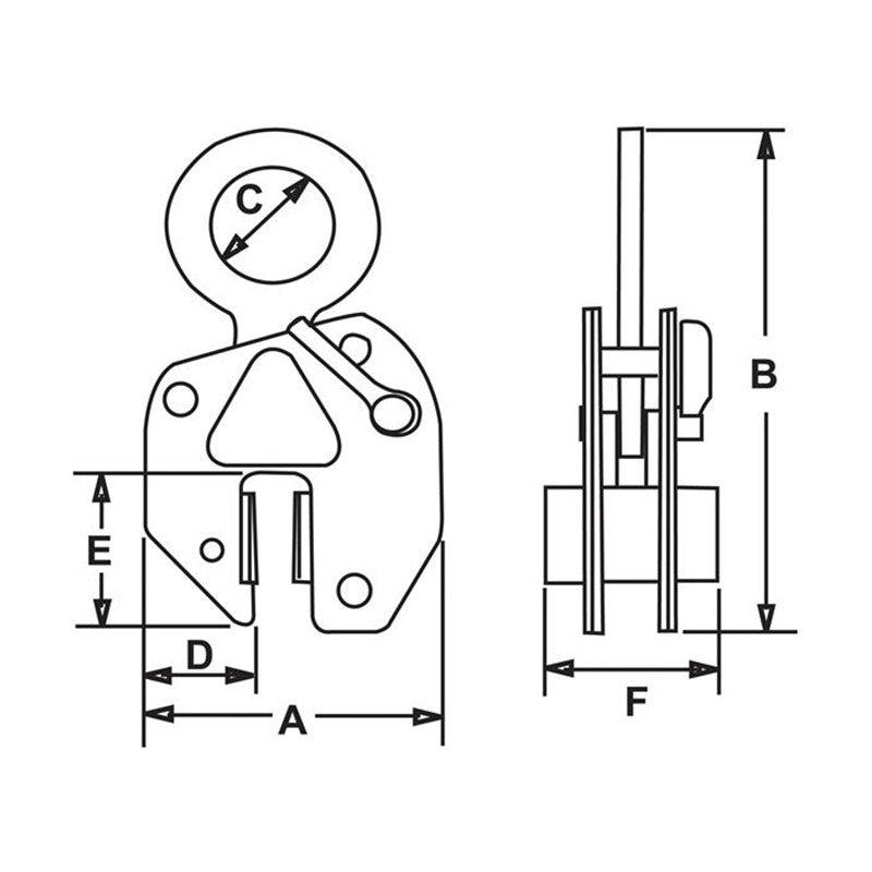 Abrazadera de agarre suave Camlok™ LJ: no puede darse el lujo de dañar o marcar sus materiales cuando trabaja con ellos en la planta. La abrazadera Camlok LJ Gentle Grip se utiliza para levantar y girar todas las placas de acero estructural (acero inoxidable, hierro y aluminio) sin dejar marcas ni daños en la superficie. Los accesorios debajo del gancho de Camlok están diseñados teniendo en cuenta su inversión. – Ahora disponible en MTN Shop US. - imagen 2