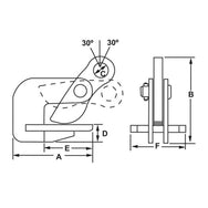 Camlok™ THK Horizontal Plate Clamp– Camlok THK Clamps feature jaw pivots in the reverse direction to the standard horizontal clamps and are designed to lift and handle thin sheet plates that tend to sag when being lifted. Camlok products are engineered to make your material handling safe and reliable. You can’t afford to damage your goods—trust in the Camlok brand to get the job done and keep your production running smoothly. – Now available at MTN Shop US. - imagen 2