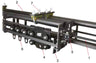 Theatre Curtain Track (Six Track) Kit - Line Operated System with Overlap