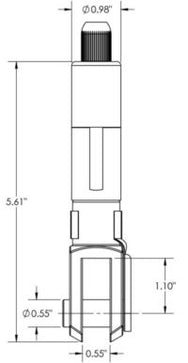 Griplock - Grip for 3/16" cable (Side Exit)– – Now available at MTN Shop US. - imagen 2