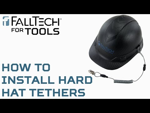 Correa para casco de seguridad FallTech de 2 lb con bobina elástica y clip a presión, 18" - imagen 4