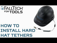 Correa para casco de seguridad FallTech de 2 lb con bobina elástica y clip a presión, 18" - imagen 4