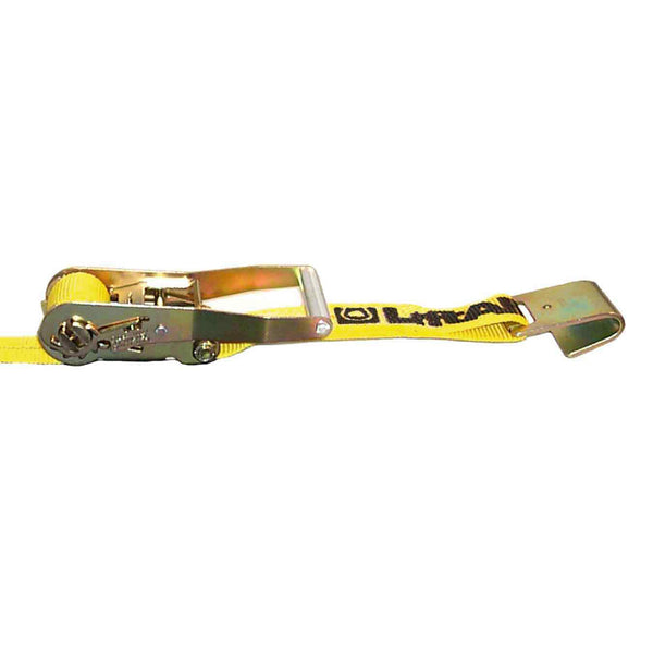Lift All Load Hugger® Flat Hook Ratchet Tiedown, 2” Webbing, 10,000LB WLL– – Now available at MTN Shop US.