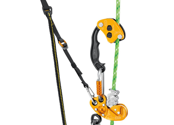 Petzl KNEE ASCENT CLIP - Facilitates Ascents on a Single Rope
