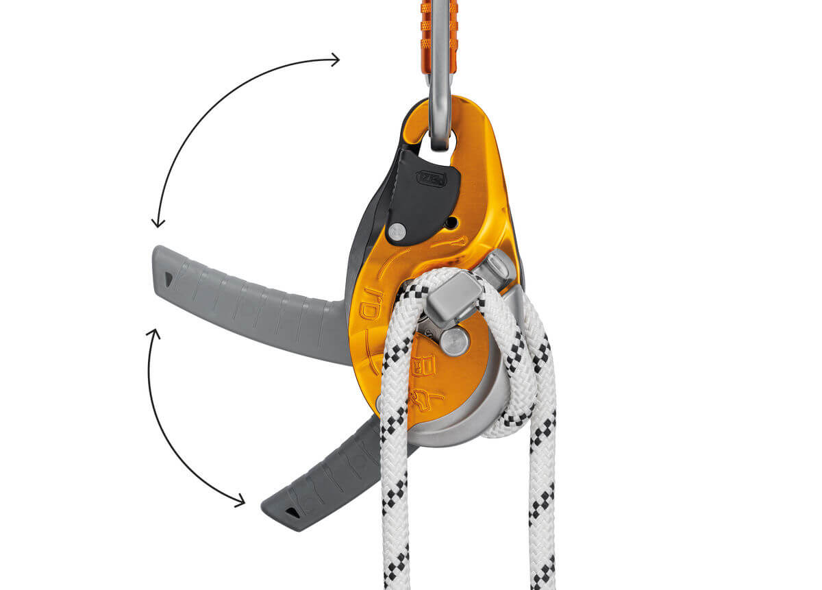 Dispositivo de descenso/aseguramiento EVAC Petzl I’D® - Función antipánico - imagen 4