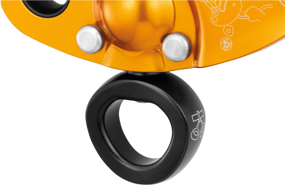 Petzl ZIGZAG® PLUS Prusik mecánico para el cuidado de árboles - Orificio de fijación con giratorio de alta eficiencia - imagen 3