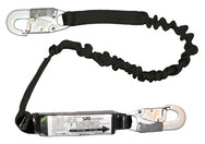 ProPlus Shock Absorbing Lanyard with Locking Hook– A single 6' leg shock absorbing web lanyard. 2 options: A) 2 standard hooks; B) 1 standard hook and 1 oversized hook. – Now available at MTN Shop US.