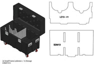 Paquete de insertos grandes BOX de Mountain Productions: MTN BOX: el paquete de insertos LG de la serie Spektrum crea 3 compartimentos de almacenamiento grandes para almacenamiento de herramientas, hardware de aparejo, protección contra caídas, equipo de construcción y más. – Ahora disponible en MTN Shop US. - imagen 8