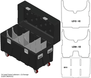 Paquete de insertos grandes BOX de Mountain Productions: MTN BOX: el paquete de insertos LG de la serie Spektrum crea 3 compartimentos de almacenamiento grandes para almacenamiento de herramientas, hardware de aparejo, protección contra caídas, equipo de construcción y más. – Ahora disponible en MTN Shop US. - imagen 7