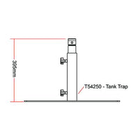 Especificaciones del adaptador de trampa de tanque con brazo abatible modular Doughty - Tienda MTN