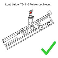 Carga de montaje en riel Doughty Followspot - TIENDA MTN - imagen 4