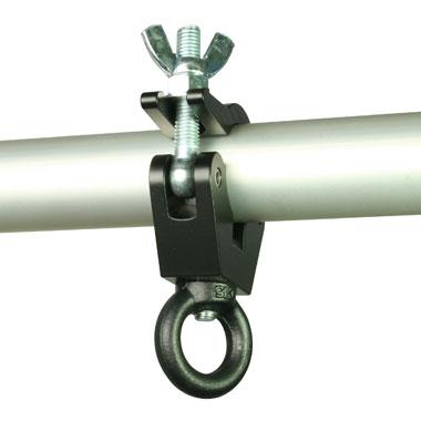 Doughty Eye Clamp (Black): Slim Hanging Clamp; Fits ⌀1.9-2'' Tube - MTN Shop