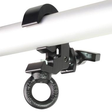 Eye Clamp: Slimline Quick Trigger Hanging Clamp Black