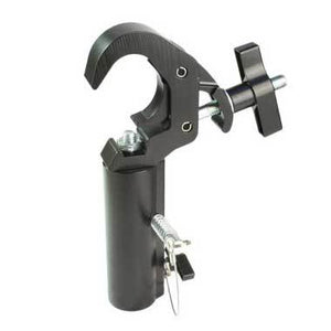 Abrazadera para TV Doughty Slimline Quick Trigger (negra): equipada con un receptor de ⌀1.14'' - MTN Shop