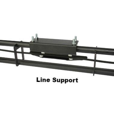 Theatre Curtain Track (Six Track) Kit - Line Operated System with Overlap