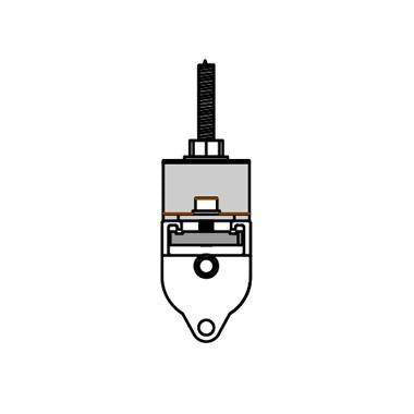 Doughty Rail Top Hat Bracket (Steel) comes with 2 sizes and is supplied by MTN Shop EU