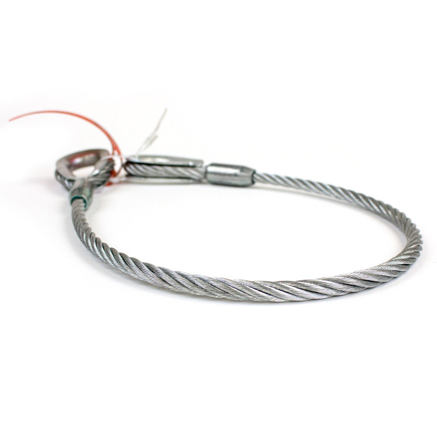 Wire Rope 3/8" Thimble-Thimble-back view
